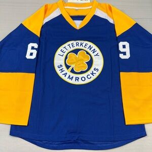 Blue and Yellow Letterkenny Shamrocks Jersey